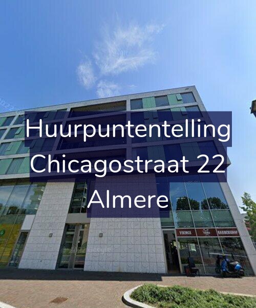 Foto gevel Huurpuntentelling voor Chicagostraat 22, Almere