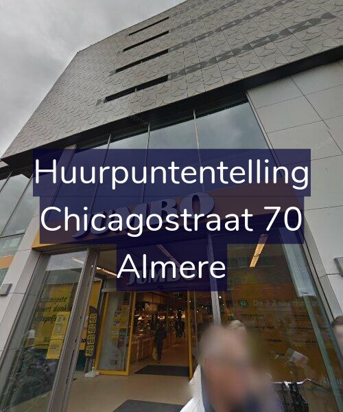 Foto gevel Huurpuntentelling voor Chicagostraat 70, Almere