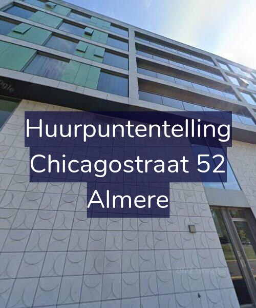 Foto gevel Huurpuntentelling voor Chicagostraat 52, Almere