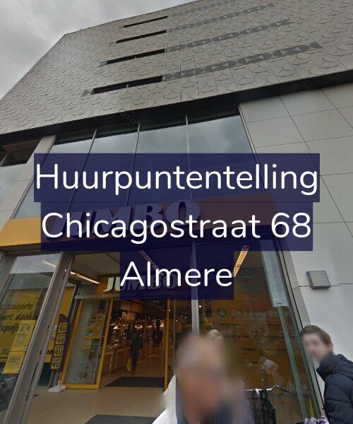 Foto gevel Huurpuntentelling voor Chicagostraat 68, Almere