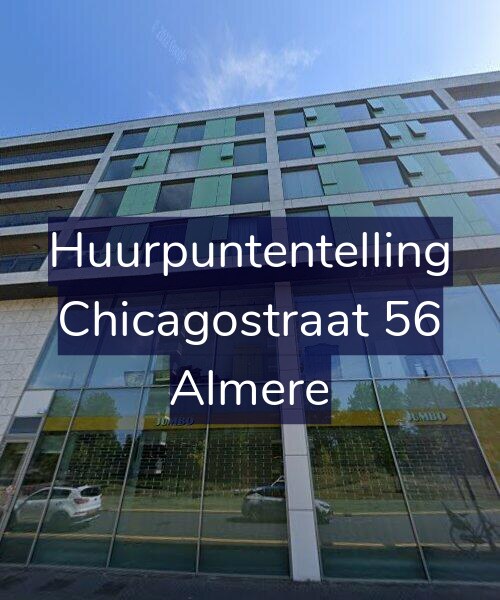 Foto gevel Huurpuntentelling voor Chicagostraat 56, Almere