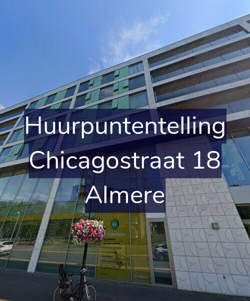Foto gevel Huurpuntentelling voor Chicagostraat 18, Almere
