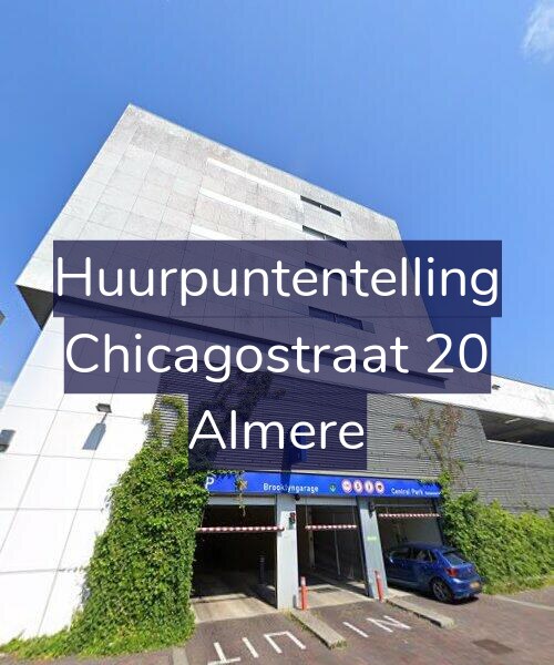Foto gevel Huurpuntentelling voor Chicagostraat 20, Almere