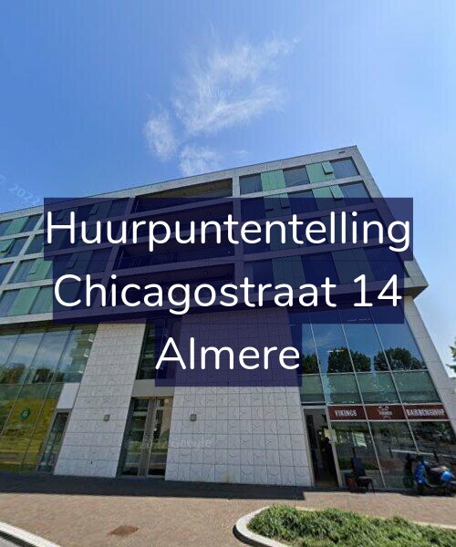 Foto gevel Huurpuntentelling voor Chicagostraat 14, Almere