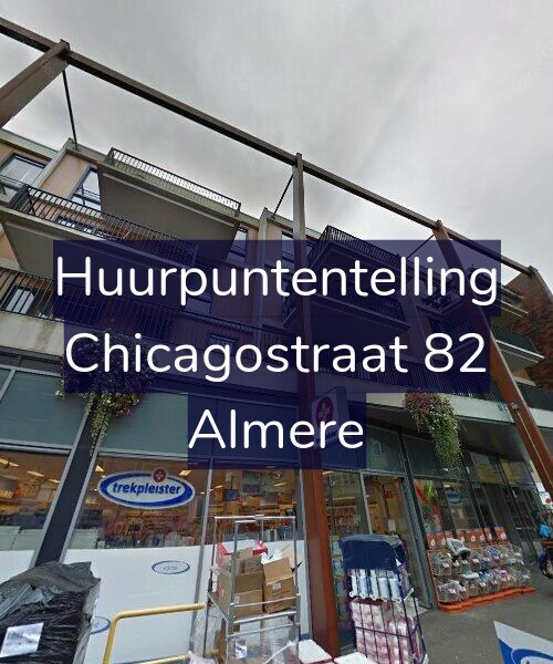 Foto gevel Huurpuntentelling voor Chicagostraat 82, Almere