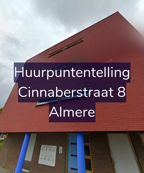 Foto gevel Huurpuntentelling voor Cinnaberstraat 8, Almere