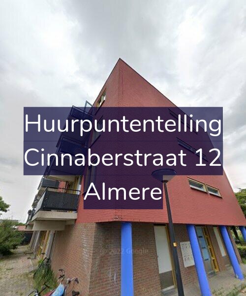 Foto gevel Huurpuntentelling voor Cinnaberstraat 12, Almere