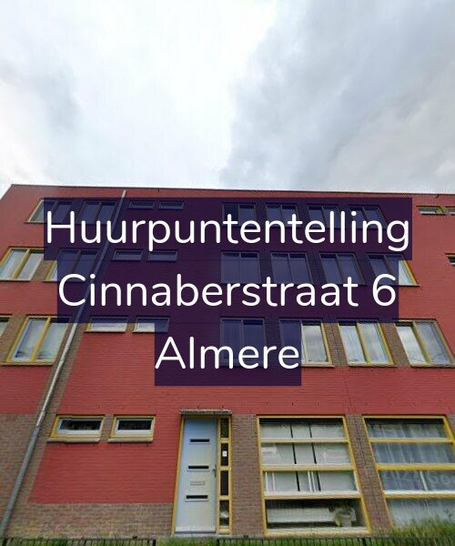 Foto gevel Huurpuntentelling voor Cinnaberstraat 6, Almere