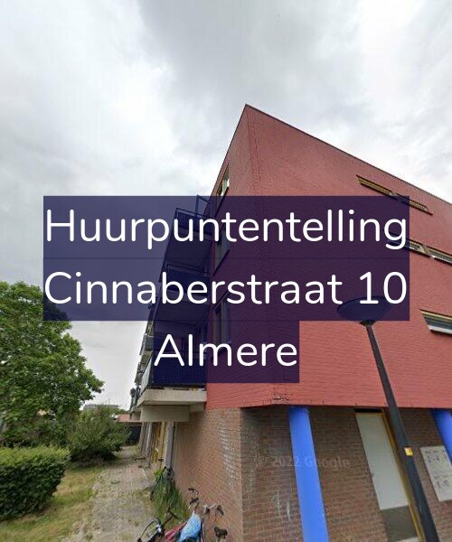 Foto gevel Huurpuntentelling voor Cinnaberstraat 10, Almere