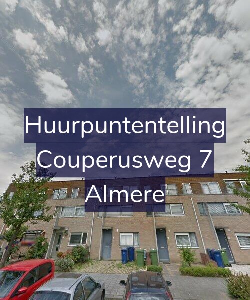Foto gevel Huurpuntentelling voor Couperusweg 7, Almere