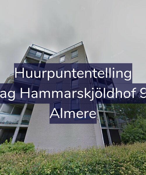 Foto gevel Huurpuntentelling voor Dag Hammarskjöldhof 95, Almere
