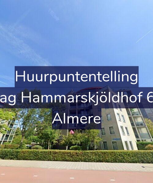 Foto gevel Huurpuntentelling voor Dag Hammarskjöldhof 66, Almere