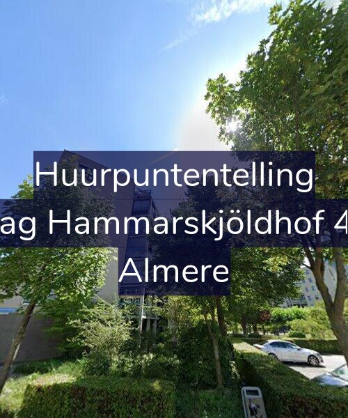 Foto gevel Huurpuntentelling voor Dag Hammarskjöldhof 45, Almere