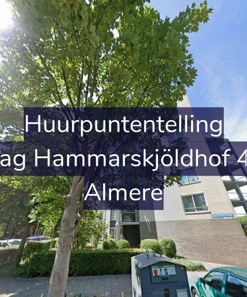 Foto gevel Huurpuntentelling voor Dag Hammarskjöldhof 40, Almere