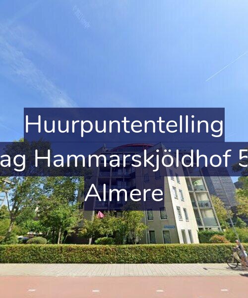 Foto gevel Huurpuntentelling voor Dag Hammarskjöldhof 58, Almere