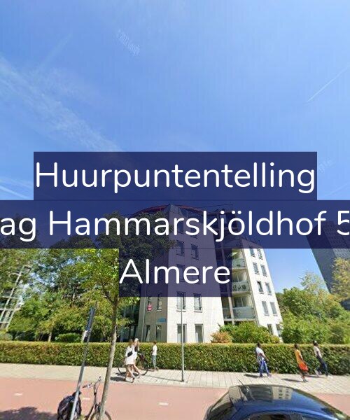 Foto gevel Huurpuntentelling voor Dag Hammarskjöldhof 53, Almere
