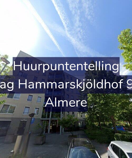 Foto gevel Huurpuntentelling voor Dag Hammarskjöldhof 90, Almere