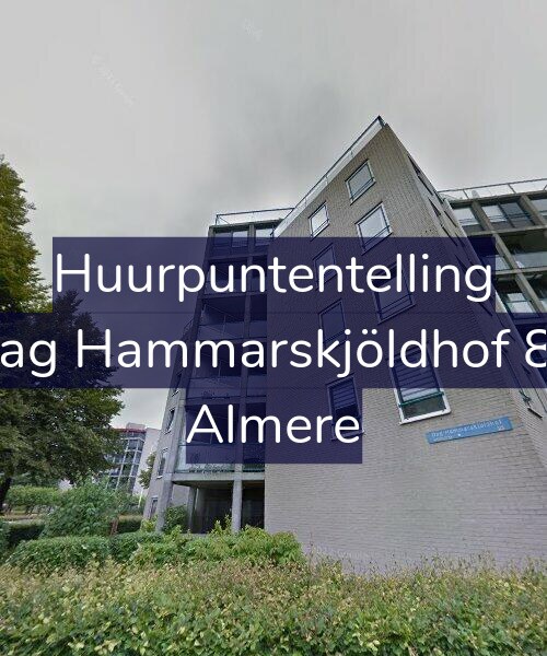 Foto gevel Huurpuntentelling voor Dag Hammarskjöldhof 85, Almere