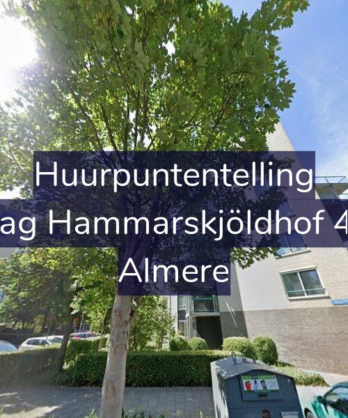 Foto gevel Huurpuntentelling voor Dag Hammarskjöldhof 47, Almere