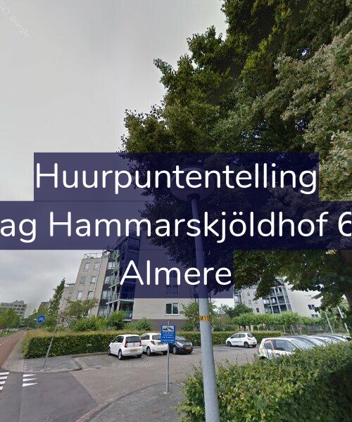 Foto gevel Huurpuntentelling voor Dag Hammarskjöldhof 63, Almere