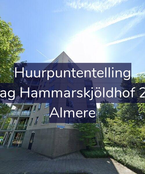 Foto gevel Huurpuntentelling voor Dag Hammarskjöldhof 29, Almere