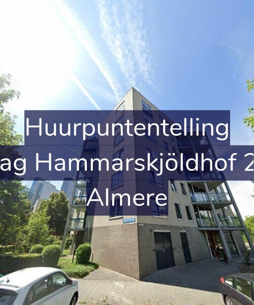Foto gevel Huurpuntentelling voor Dag Hammarskjöldhof 28, Almere