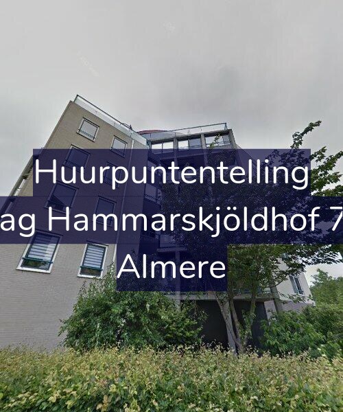 Foto gevel Huurpuntentelling voor Dag Hammarskjöldhof 75, Almere