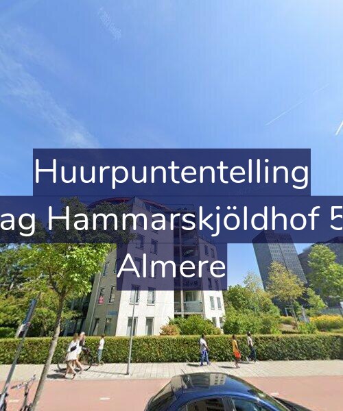 Foto gevel Huurpuntentelling voor Dag Hammarskjöldhof 56, Almere