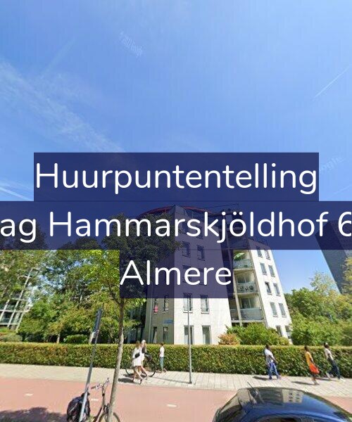 Foto gevel Huurpuntentelling voor Dag Hammarskjöldhof 69, Almere