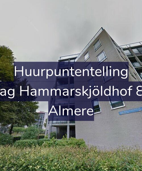Foto gevel Huurpuntentelling voor Dag Hammarskjöldhof 89, Almere