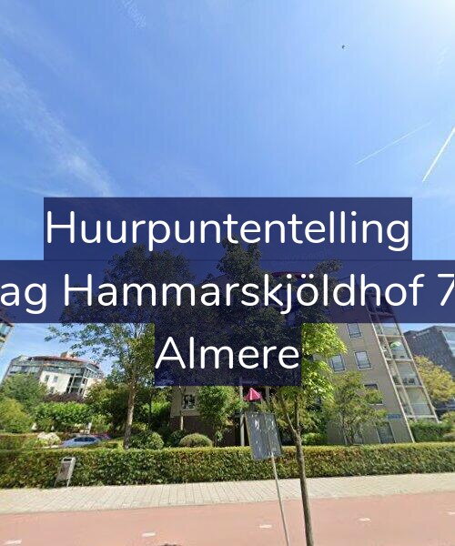 Foto gevel Huurpuntentelling voor Dag Hammarskjöldhof 70, Almere