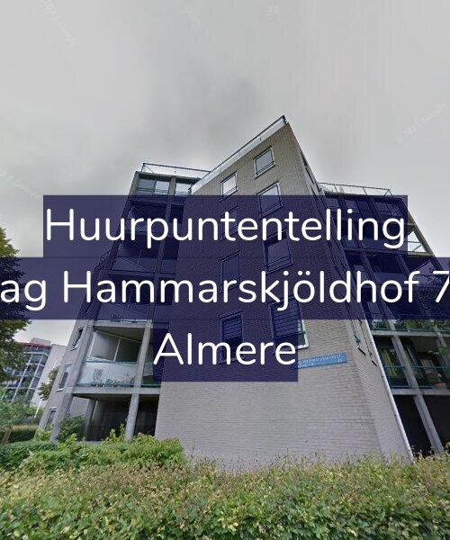 Foto gevel Huurpuntentelling voor Dag Hammarskjöldhof 73, Almere