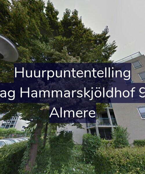 Foto gevel Huurpuntentelling voor Dag Hammarskjöldhof 93, Almere