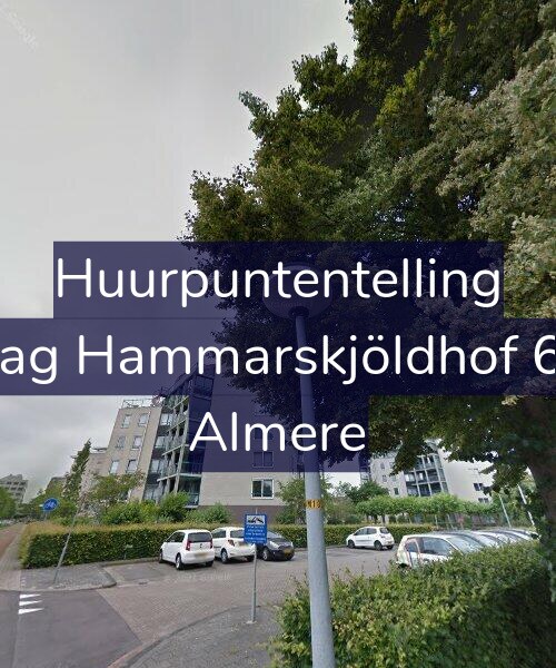 Foto gevel Huurpuntentelling voor Dag Hammarskjöldhof 67, Almere
