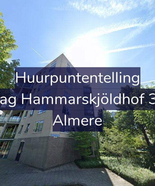 Foto gevel Huurpuntentelling voor Dag Hammarskjöldhof 37, Almere