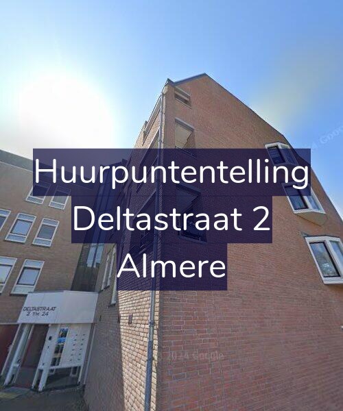 Foto gevel Huurpuntentelling voor Deltastraat 2, Almere