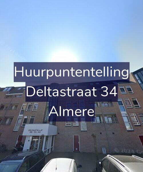 Foto gevel Huurpuntentelling voor Deltastraat 34, Almere