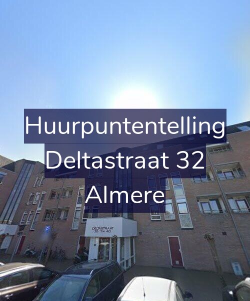 Foto gevel Huurpuntentelling voor Deltastraat 32, Almere