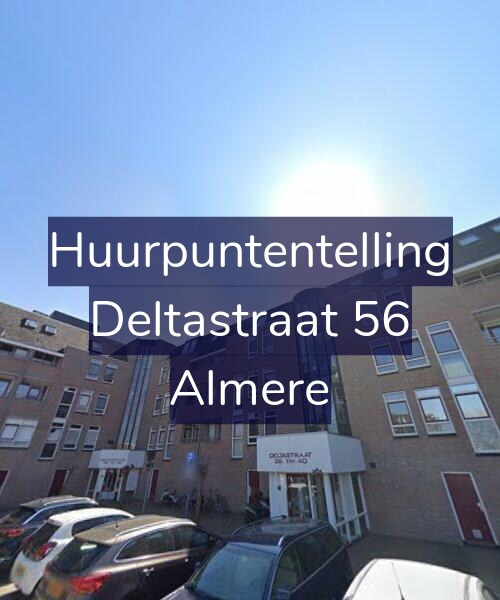 Foto gevel Huurpuntentelling voor Deltastraat 56, Almere