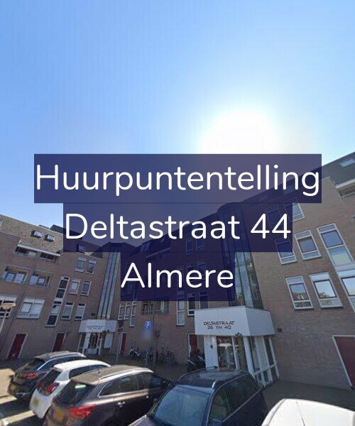 Foto gevel Huurpuntentelling voor Deltastraat 44, Almere