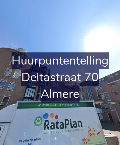 Foto gevel Huurpuntentelling voor Deltastraat 70, Almere