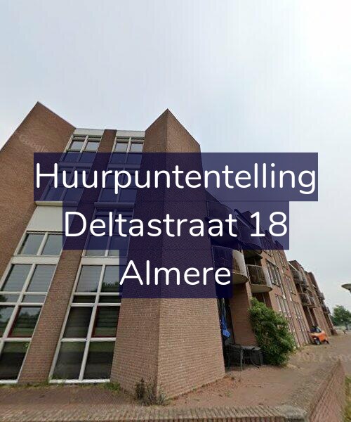 Foto gevel Huurpuntentelling voor Deltastraat 18, Almere