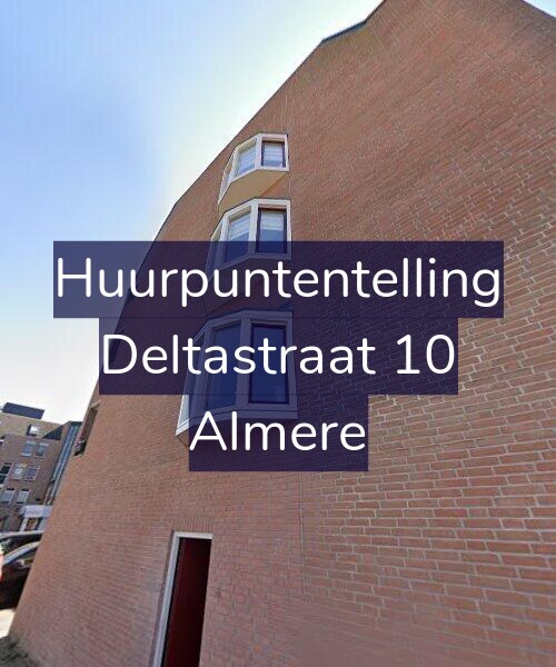 Foto gevel Huurpuntentelling voor Deltastraat 10, Almere