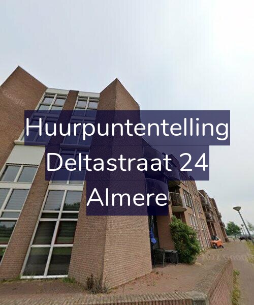 Foto gevel Huurpuntentelling voor Deltastraat 24, Almere