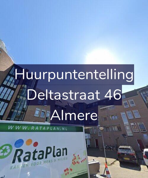 Foto gevel Huurpuntentelling voor Deltastraat 46, Almere