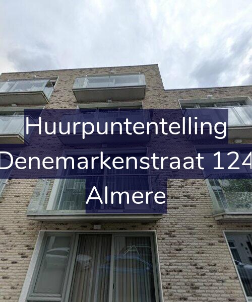 Foto gevel Huurpuntentelling voor Denemarkenstraat 124, Almere