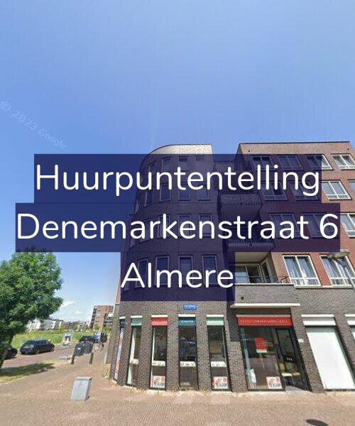 Foto gevel Huurpuntentelling voor Denemarkenstraat 6, Almere