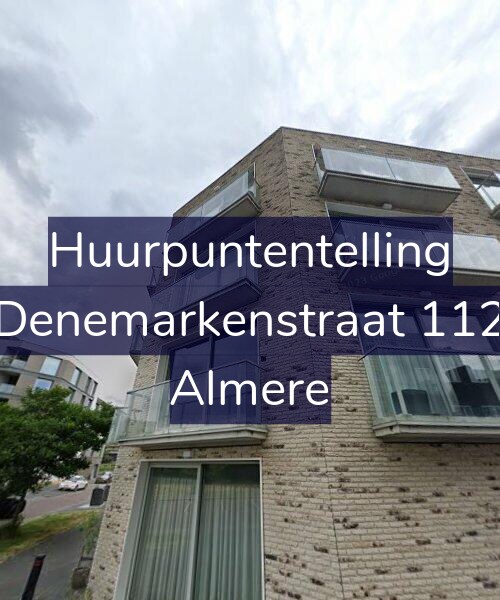 Foto gevel Huurpuntentelling voor Denemarkenstraat 112, Almere
