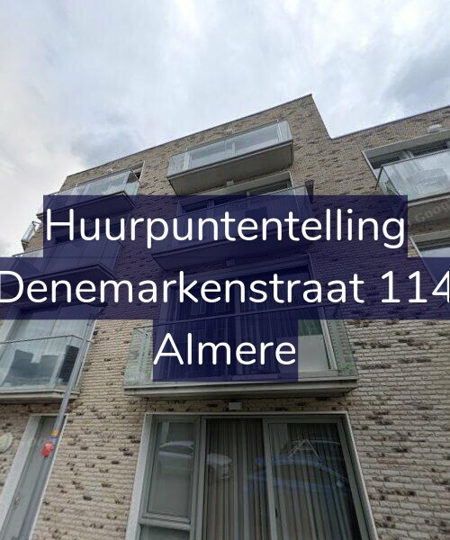 Foto gevel Huurpuntentelling voor Denemarkenstraat 114, Almere
