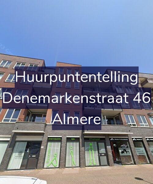 Foto gevel Huurpuntentelling voor Denemarkenstraat 46, Almere